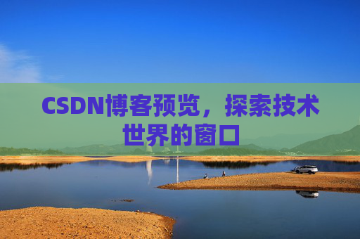 CSDN博客预览，探索技术世界的窗口